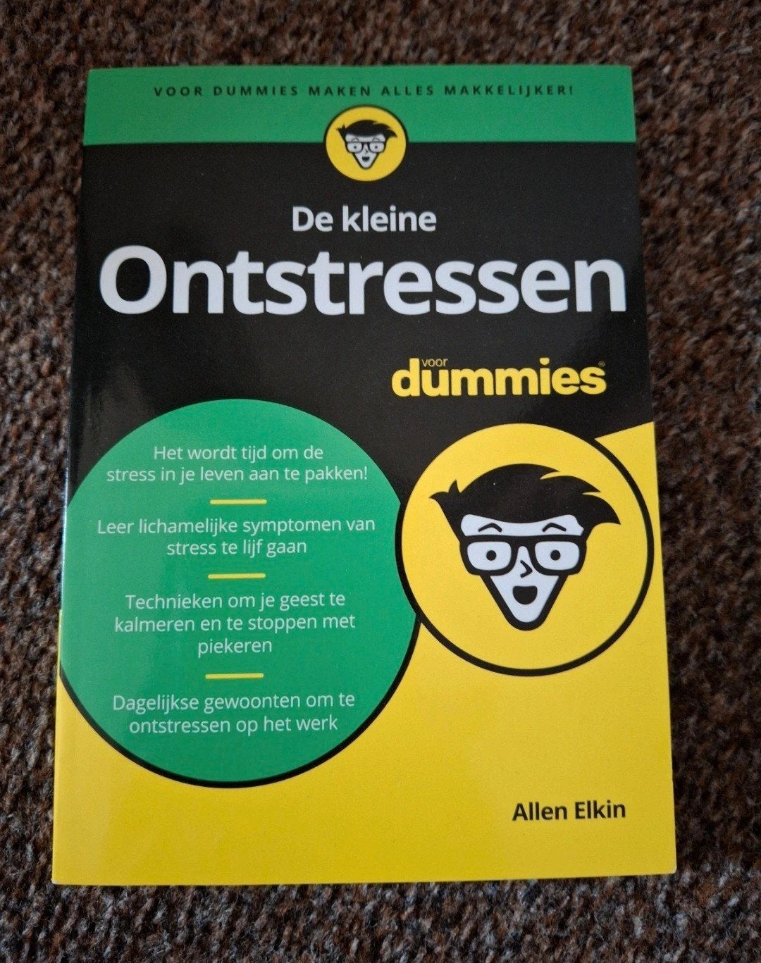 De kleine Ontstressen voor Dummies - Allen Elkin, Ophalen of Verzenden, Nieuw