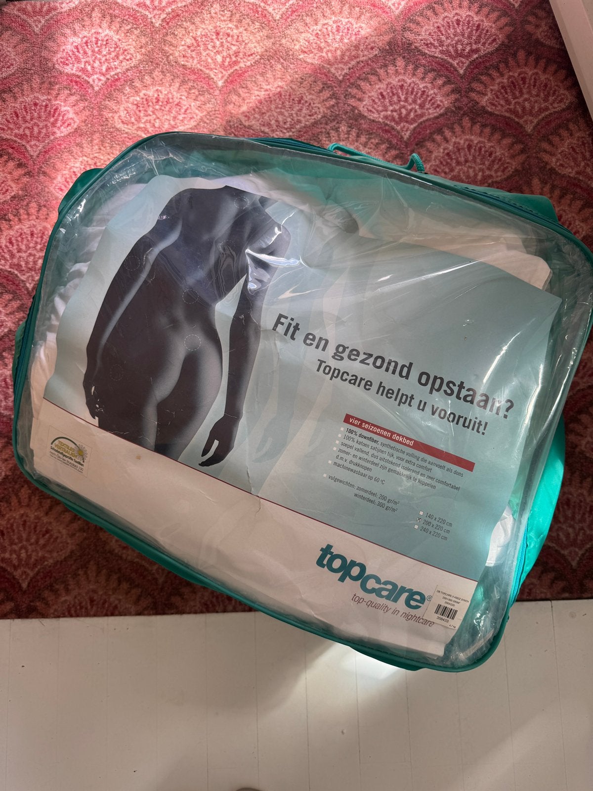 Topcare zomerdekbed 200 x 220 nieuw, Ophalen, Wit, Dekbedovertrek, Tweepersoons