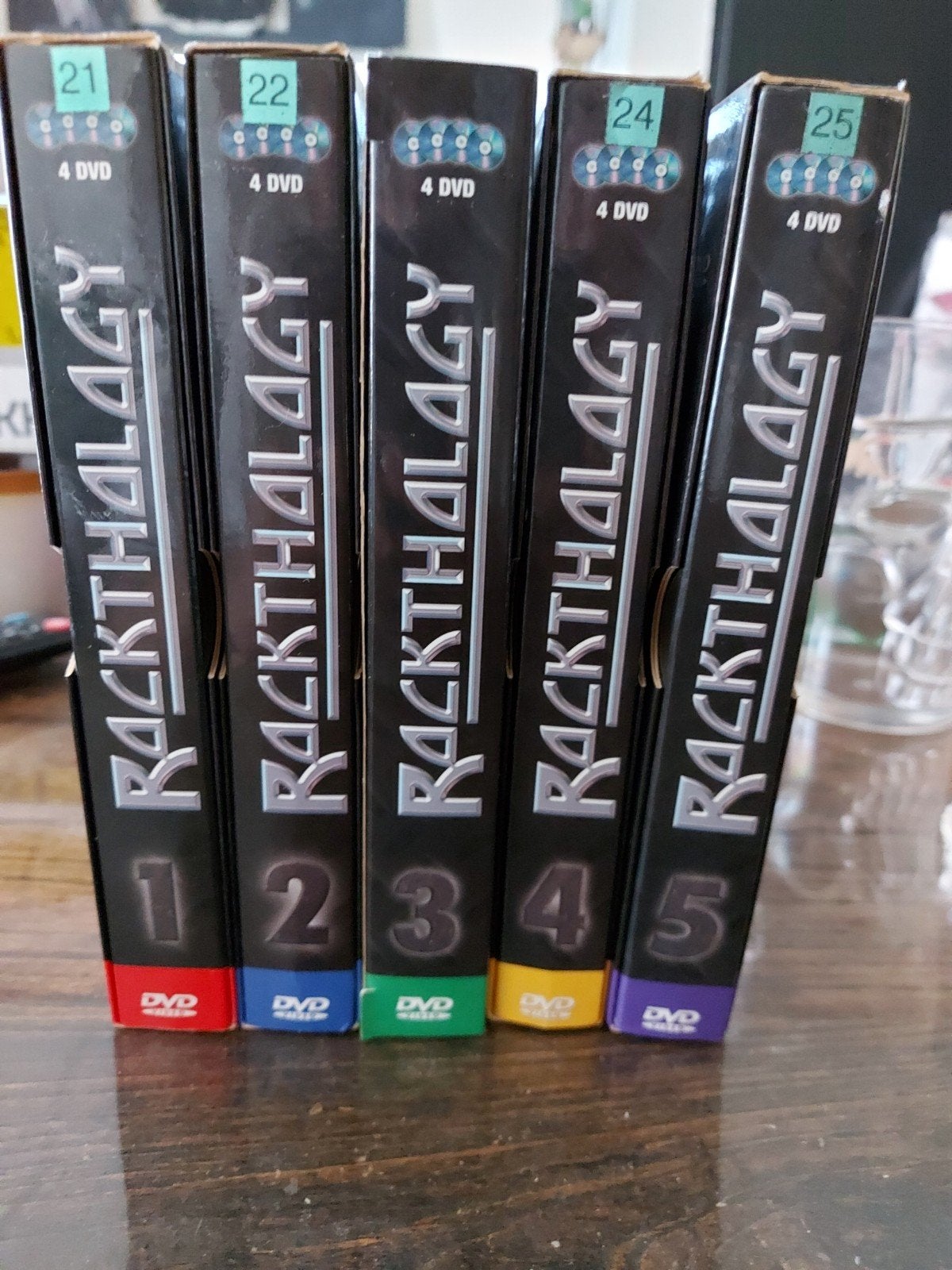 Rockthology DVD Collectie - Deel 1 t/m 5 (20 DVD's), Ophalen of Verzenden, Zo goed als nieuw, Inclusief doosje