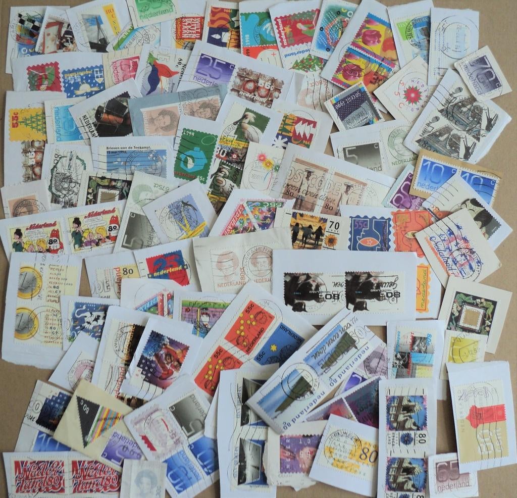 7268 ca 100x onafgeweekt nederland, Postzegels en Munten, Ophalen of Verzenden