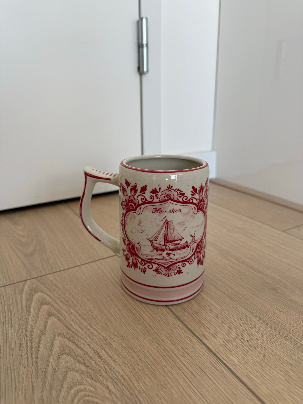 Vintage Heineken mok - Delfts blauw stijl, Antiek en Kunst, Ophalen