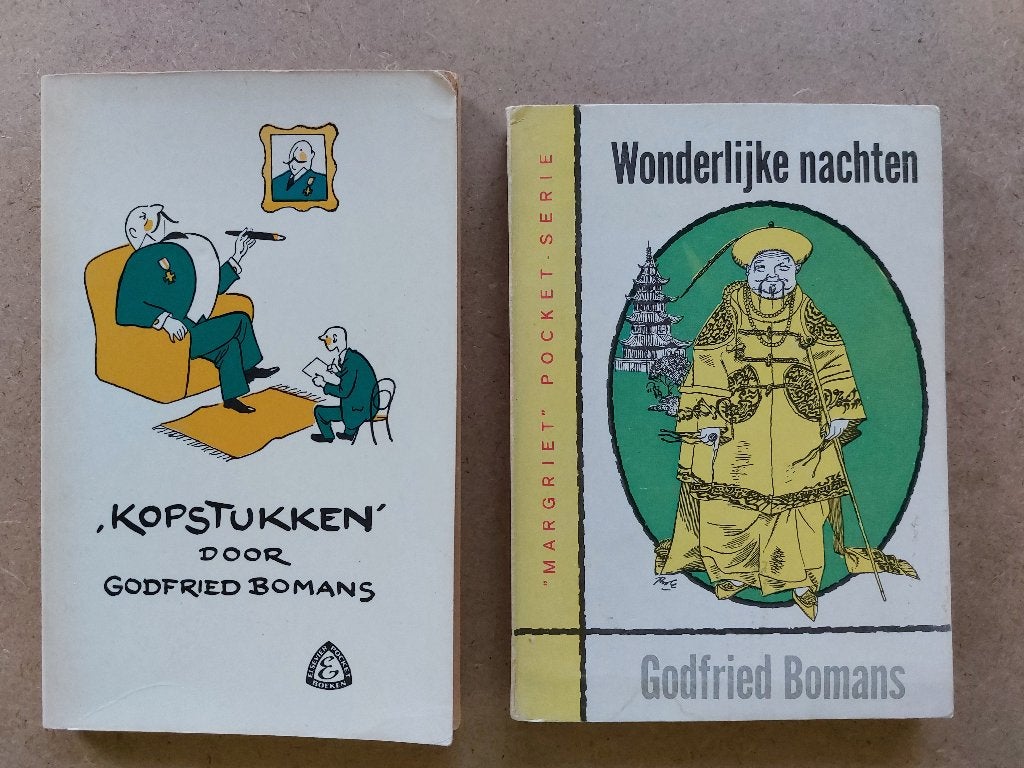 Godfried Bomans bundel – Kopstukken & Wonderlijke nachten, Gelezen, Ophalen of Verzenden, Nederland, Godfried Bomans