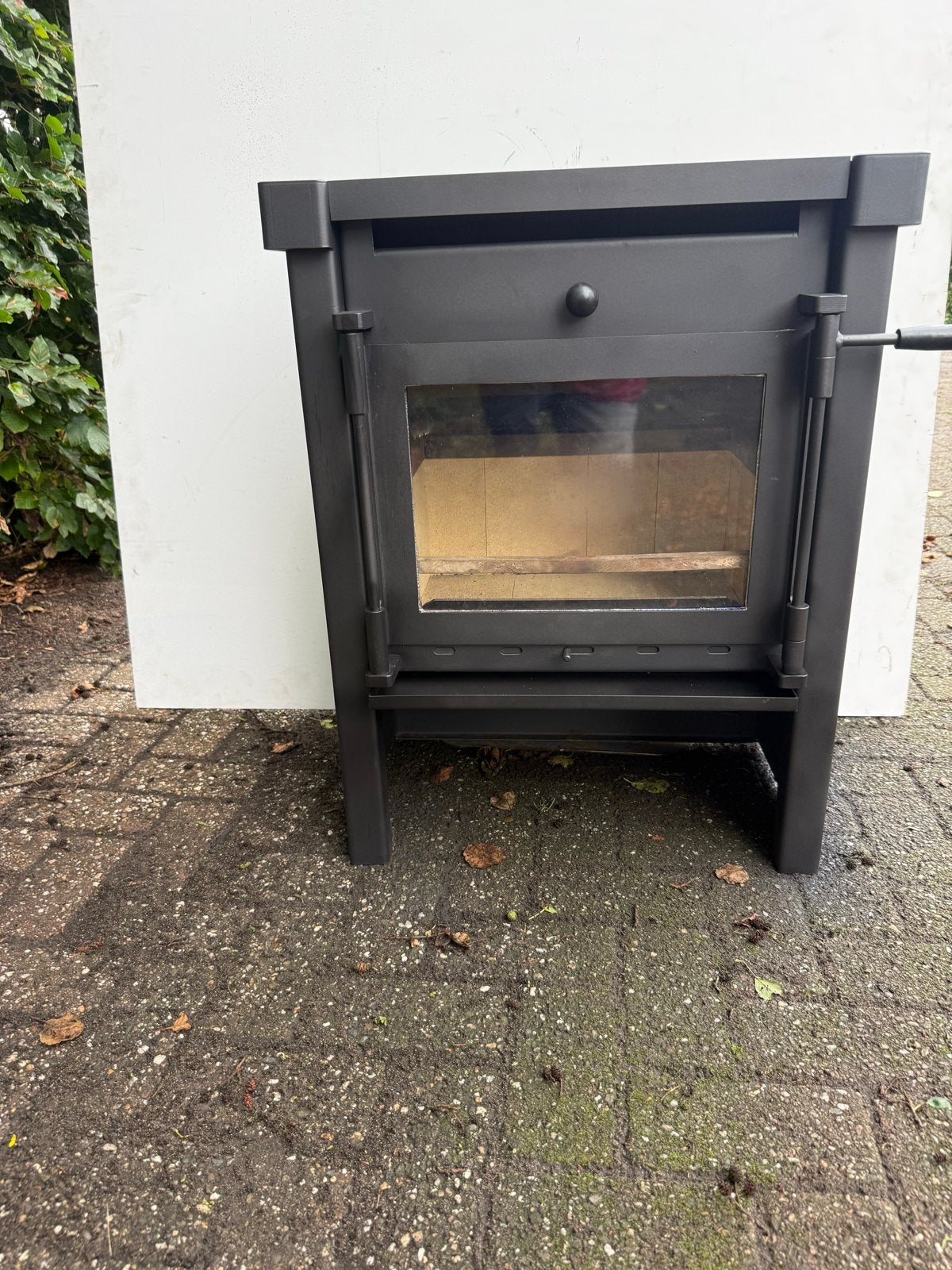 Houtkachel Janus 9 - Zo goed als nieuw, Huis en Inrichting, Kachels, Ophalen, Houtkachel, Zo goed als nieuw, Vrijstaand
