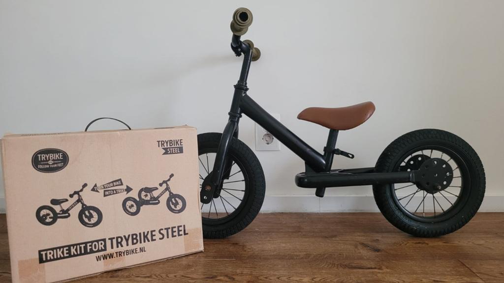 Trybike Steel loopfiets/driewieler - Zwart, Ophalen