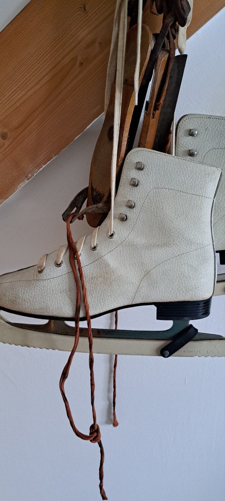 Vintage kunstschaatsen jaren '70, maat 41, Sport en Fitness, Ophalen, Gebruikt, Kunstschaatsen, Overige merken