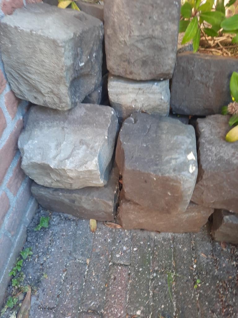 Basalt blokken, Ophalen of Verzenden, Antraciet, Basalt, Split