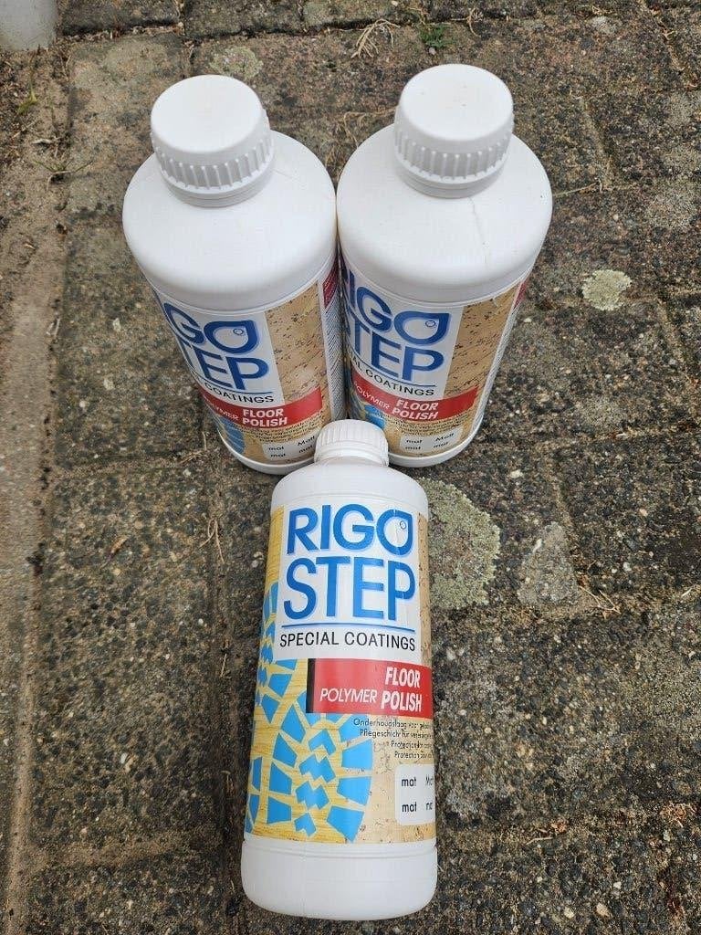 RigoStep Polymer Floor Polish Mat – 3 flessen, Ophalen, Schoonmaakmiddel