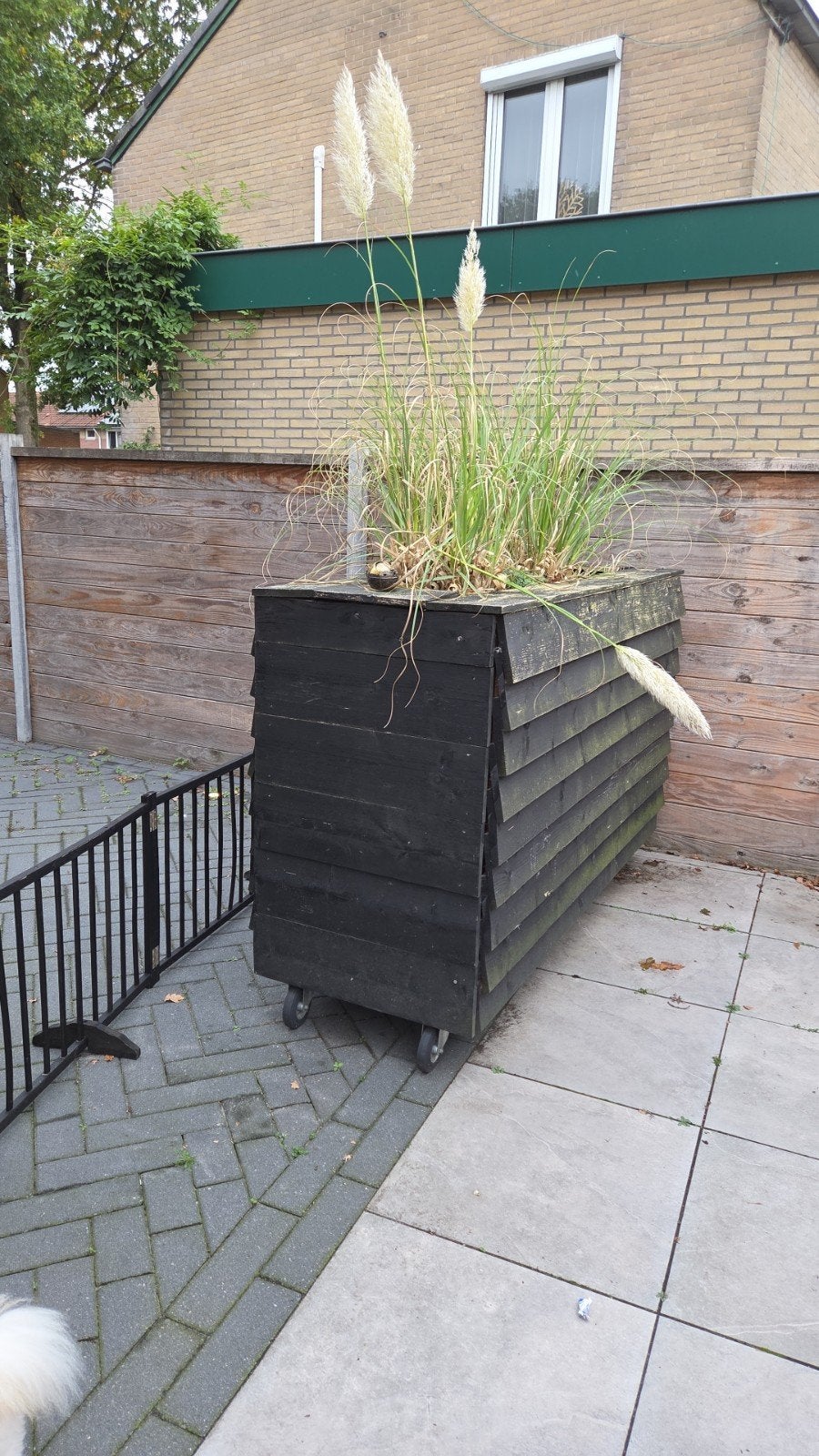 Grote Plantenbak op Wielen - Ideaal voor Terras Afscheiding, Tuin en Terras, Ophalen, Gebruikt, 100 cm of meer, 60 cm of meer