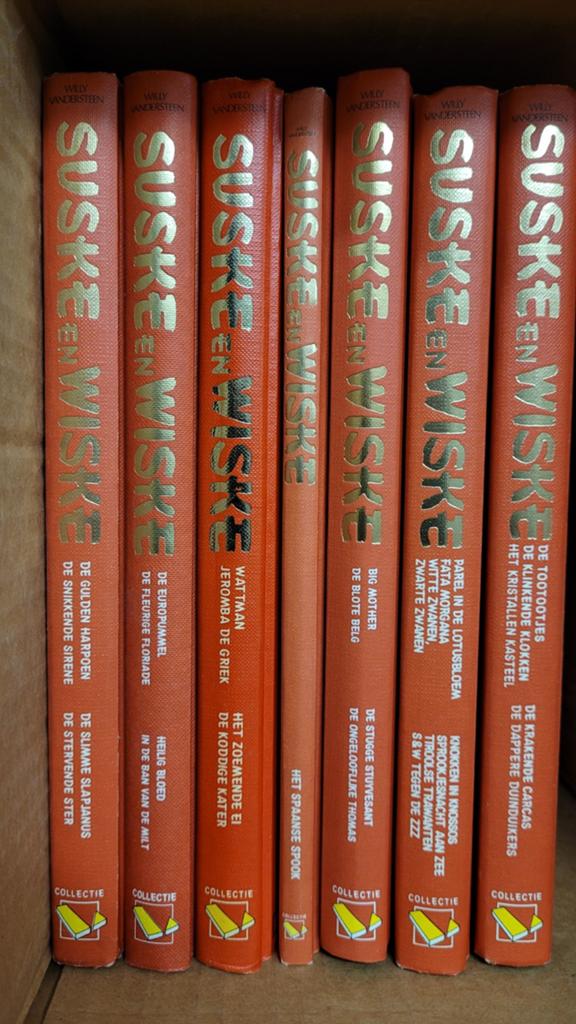 Suske en Wiske Collectie - 7 hardcover stripboeken, Meerdere stripboeken, Ophalen of Verzenden, Zo goed als nieuw, Willy Vandersteen