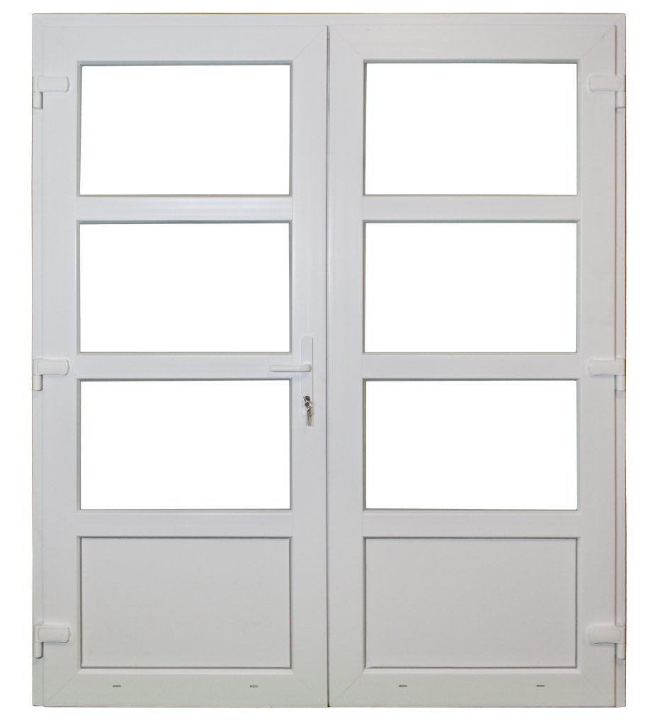 Kunststof | Dubbele Deur 3/4 Glas | Op Maat | Kleur En, Niet ingevuld, Kunststof, Niet ingevuld, Nieuw