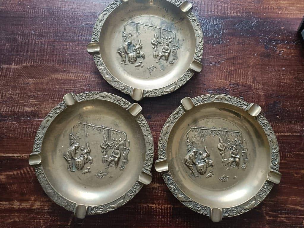 vintage koperen asbak, Ophalen