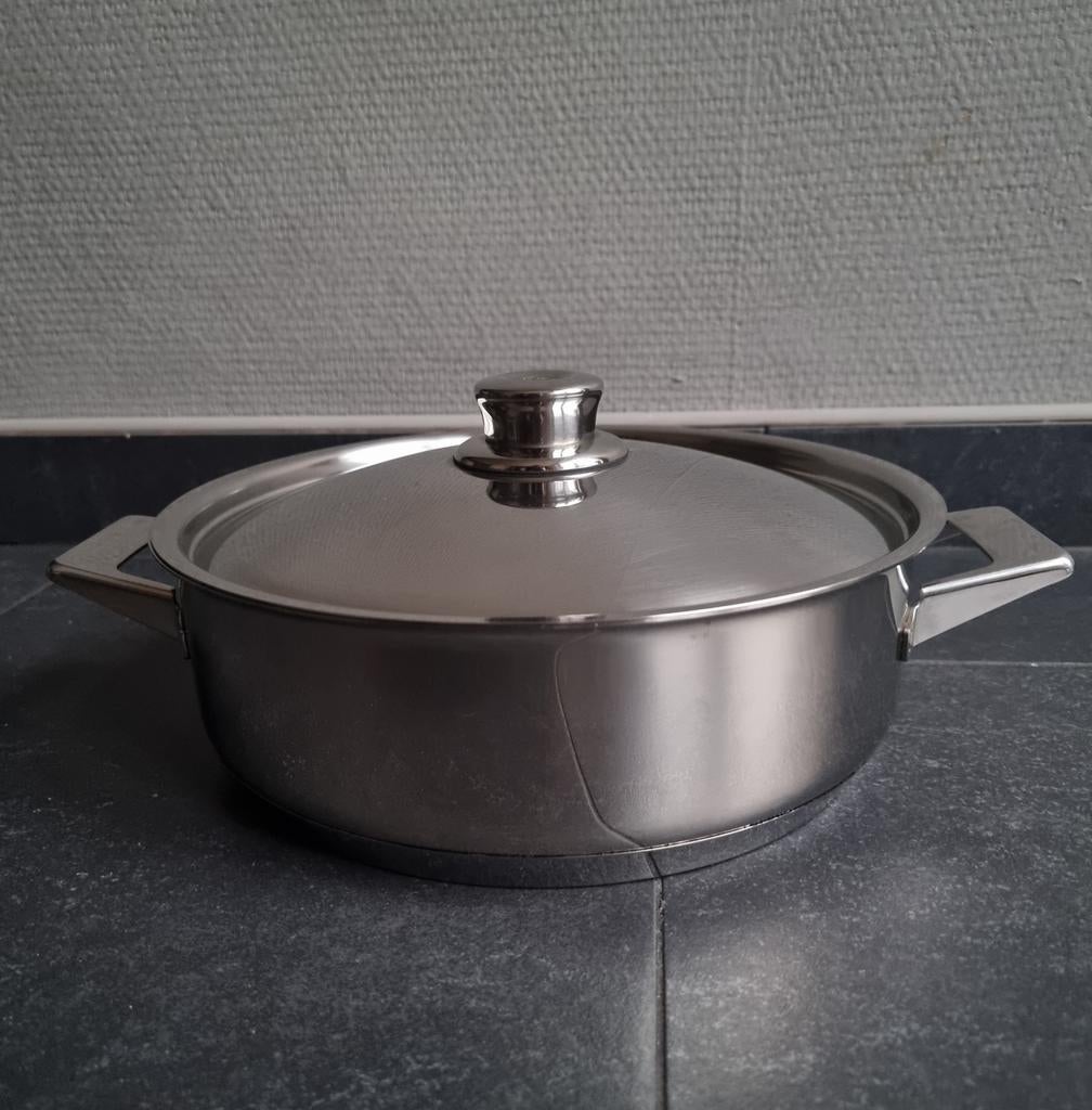 Simtronic pan., Inductieplaat, Ophalen of Verzenden, Zo goed als nieuw, Rvs