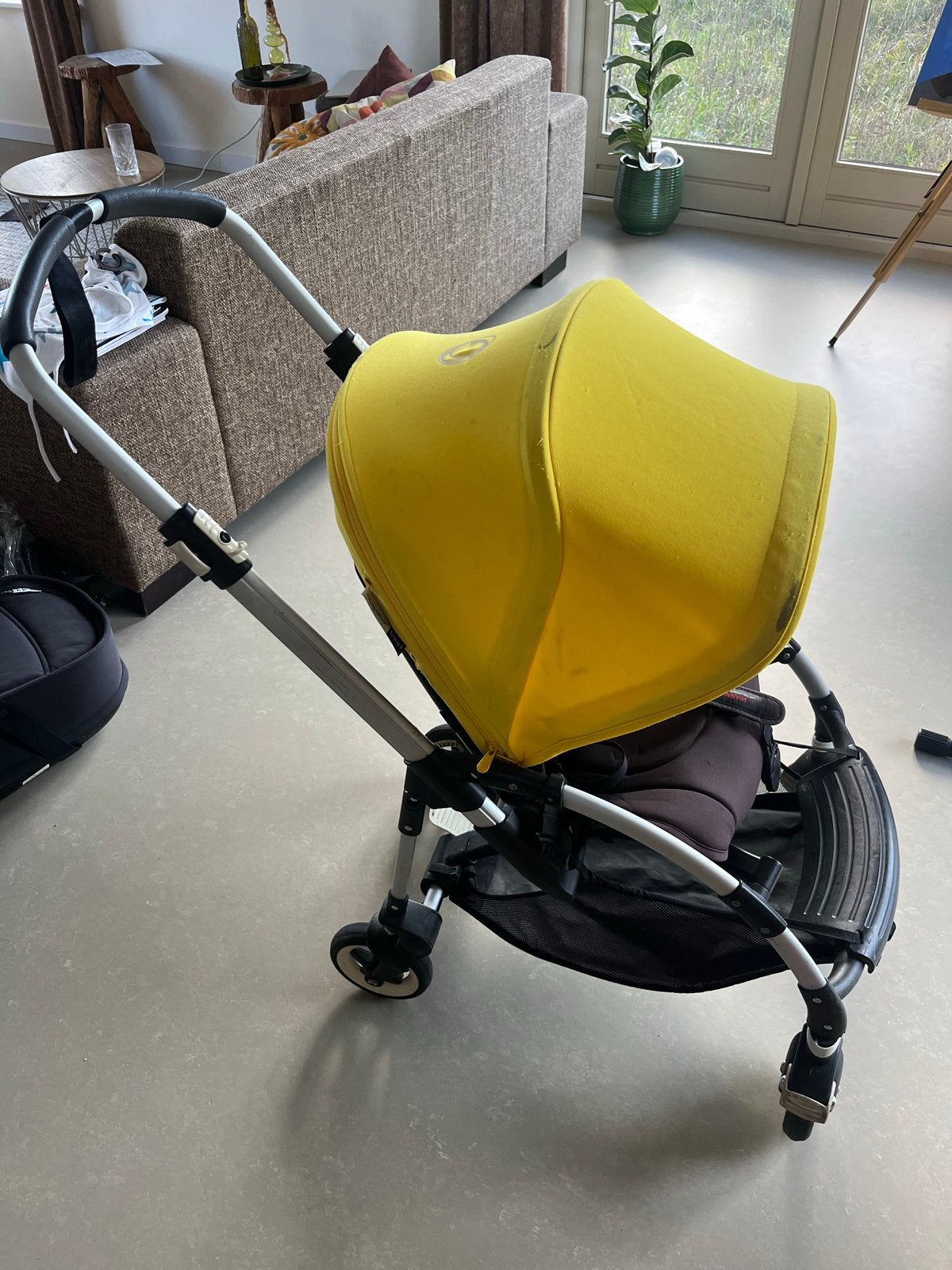 Bugaboo Bee 3 kinderwagen met reiswieg en regenhoes, Gebruikt, Bugaboo, Met reiswieg, Ophalen