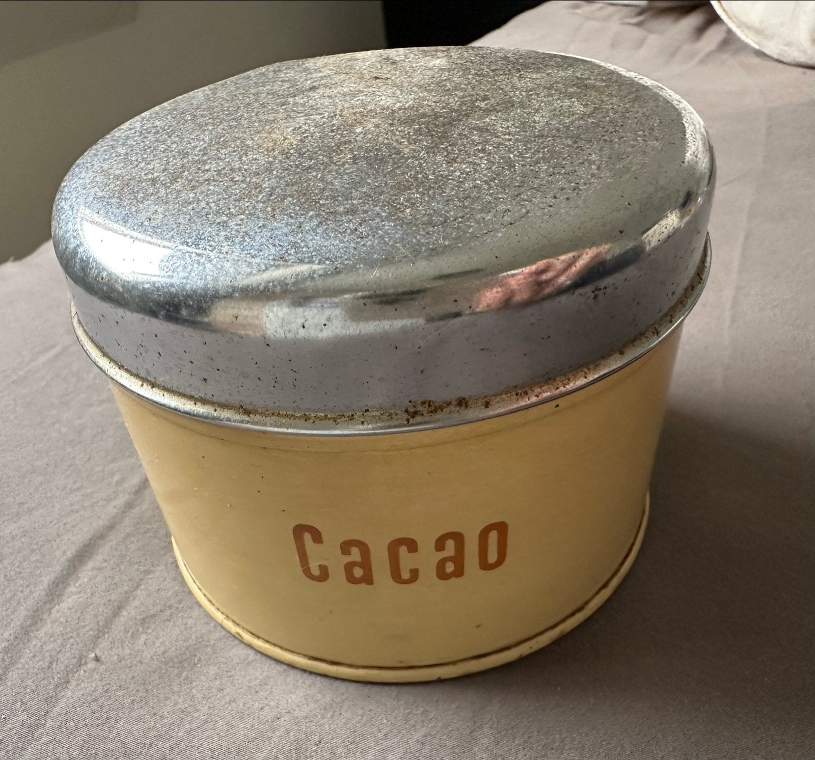 Vintage Brabantia Cacao Bus - Made in Holland, Ophalen of Verzenden