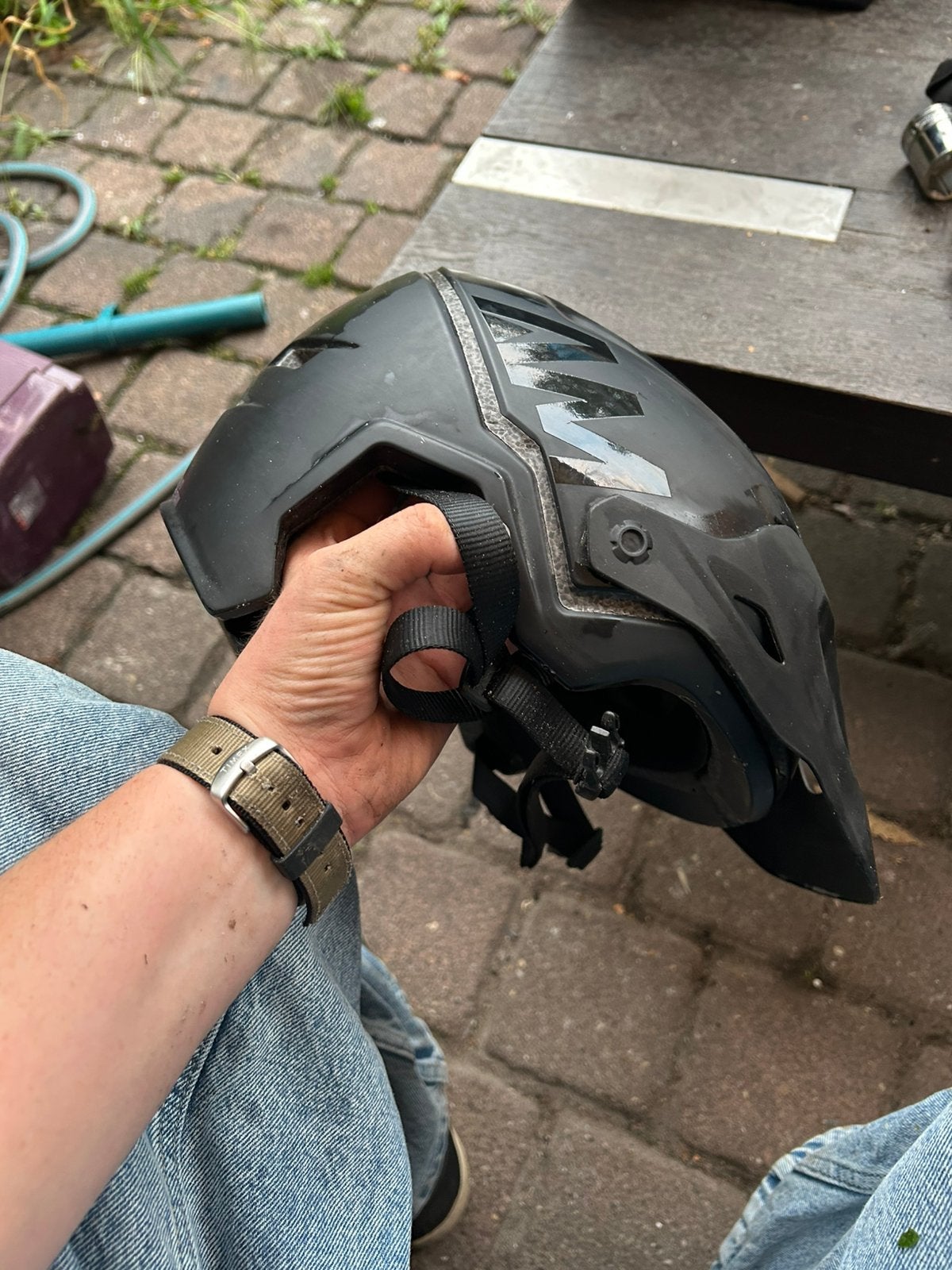 Mountainbike helm, Ophalen of Verzenden, Zo goed als nieuw, Heer of Dame