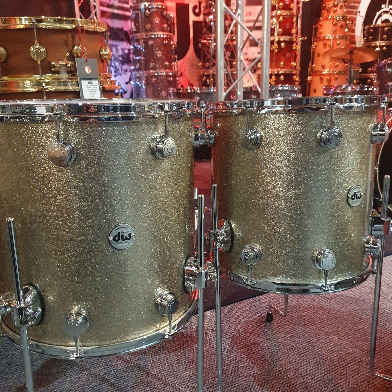 DW Collector's maple Mahogany: nicke sparcle glass, Muziek en Instrumenten, Ophalen of Verzenden, Nieuw, Overige merken