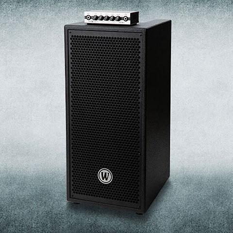 Warwick gnome: 280w basversterker +2x10" 300w cab + trolley, Muziek en Instrumenten, Ophalen, Zo goed als nieuw, Basgitaar, 100 watt of meer