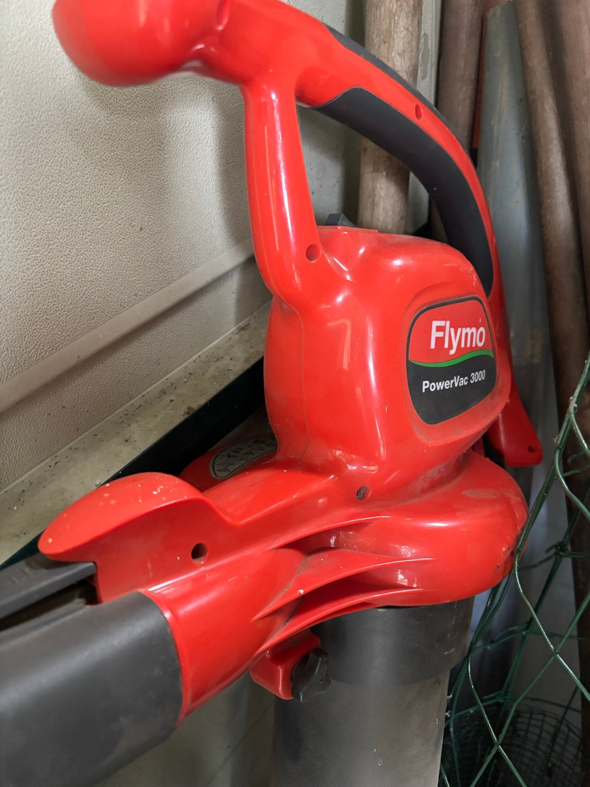 Flymo PowerVac 3000 Bladblazer/Bladzuiger, Ophalen, Gebruikt, Handgedragen, Met opvangzak
