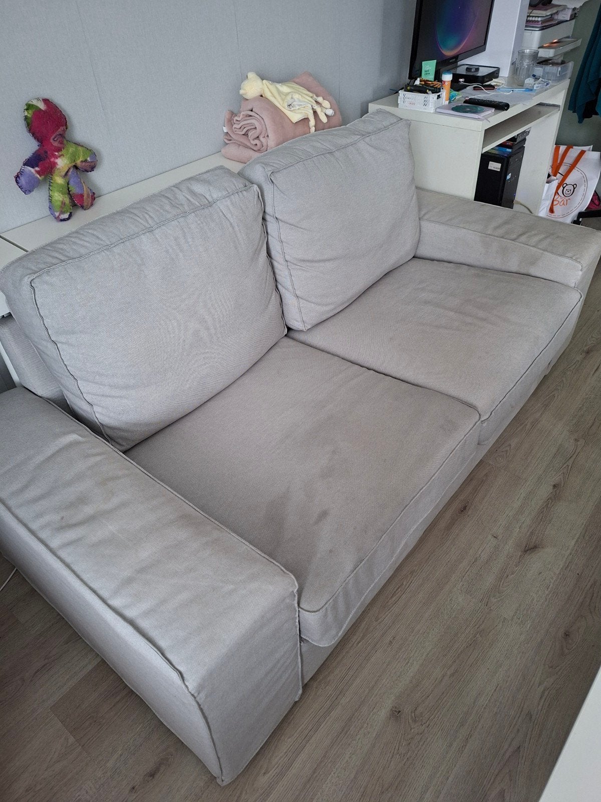 Gratis 2 persoonsbank kivik ikea, Ophalen, Gebruikt, 150 tot 200 cm, Tweepersoons