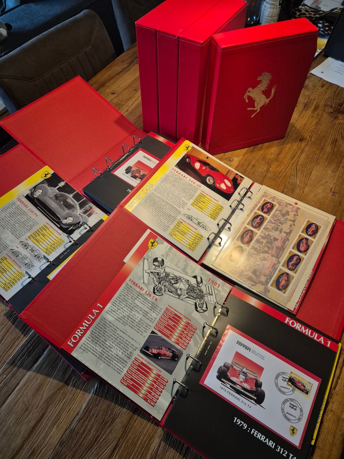 Zeldzame Ferrari Official Philatelic Collection - Bolaffi -, Ophalen, Zo goed als nieuw, Formule 1