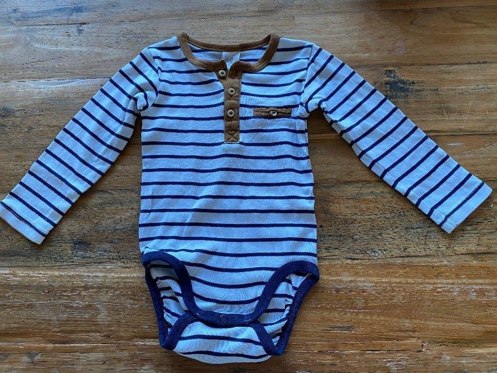 Stoere H&M Romper lange mouw - maat 86, Kinderen en Baby's, Babykleding | Maat 86, Nacht- of Onderkleding, H&M, Ophalen of Verzenden