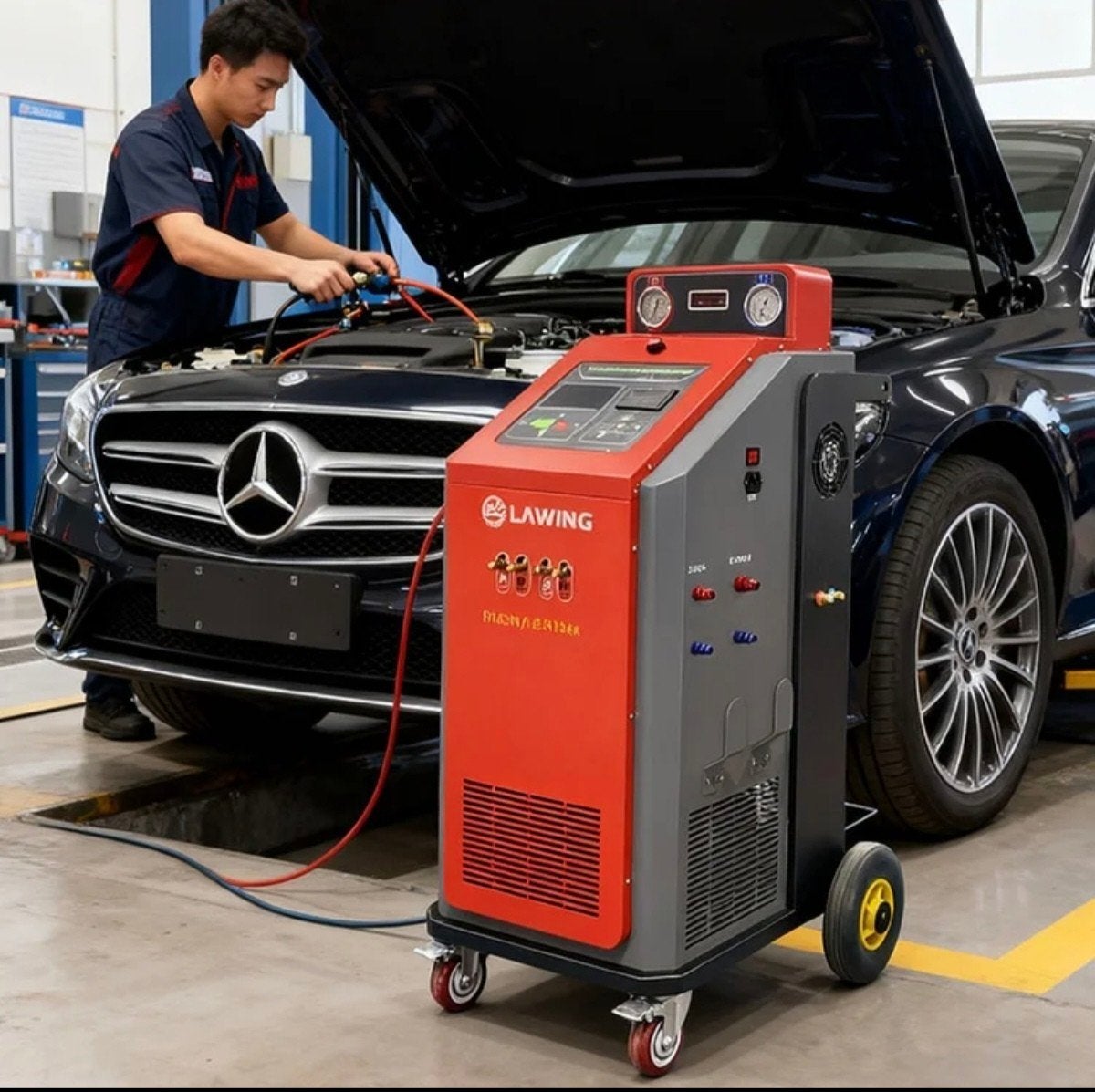 Auto airco vulapparaat dual R1234yf & R134a, Ophalen, Nieuw