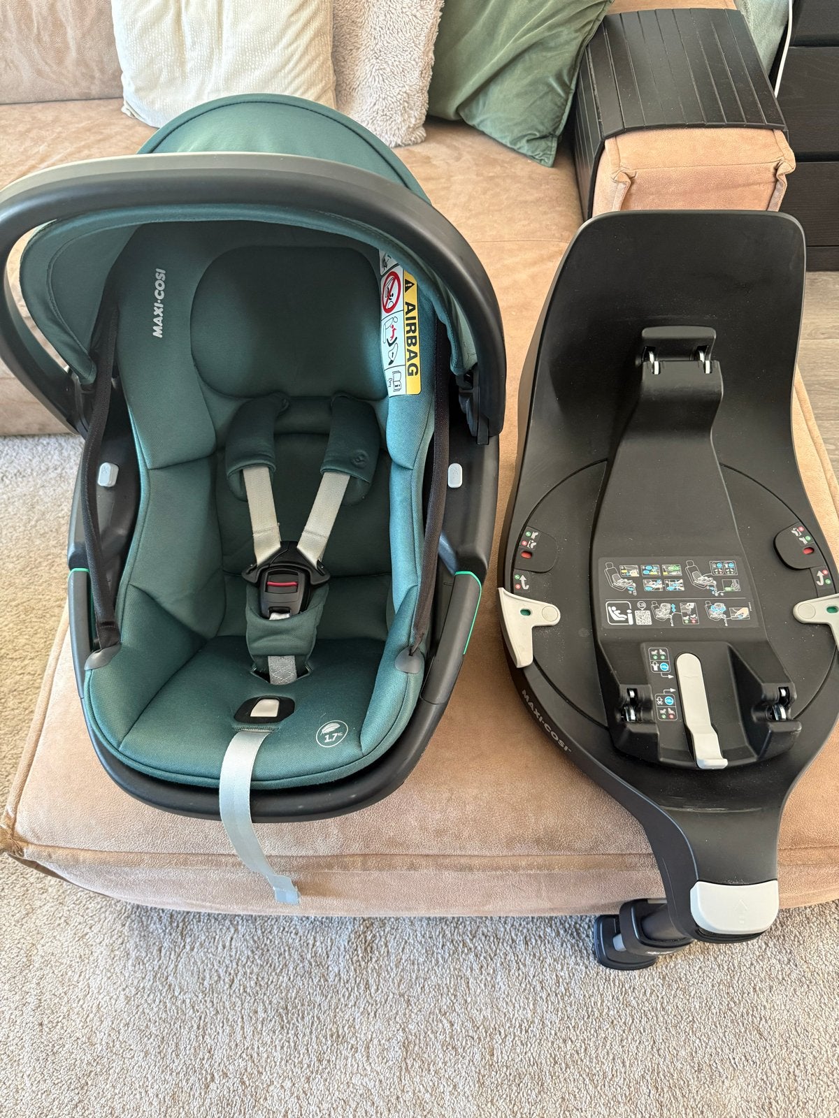 Maxi-Cosi Coral 360 autostoel met FamilyFix 360 base