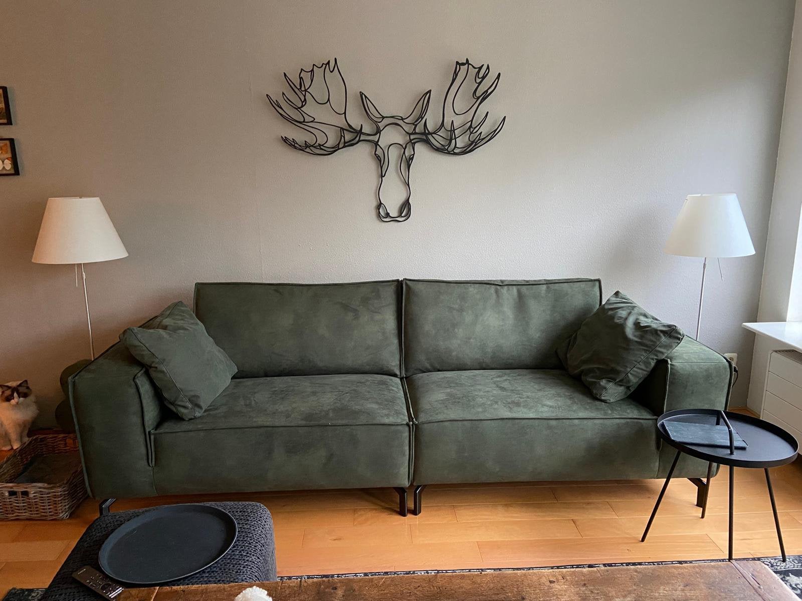 Laser gesneden Eland kop wanddecoratie, Ophalen, Gebruikt, Decoratieobject, Modern