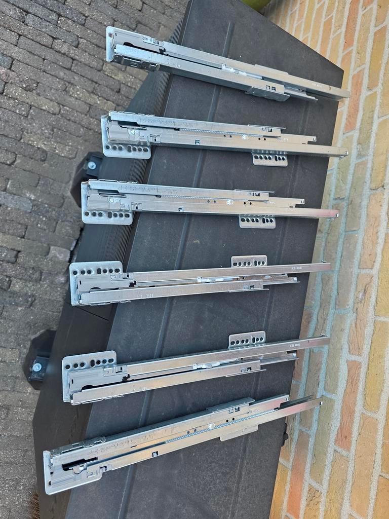 Soft close geleiderails voor lades - 6 stuks, Ophalen, Nieuw
