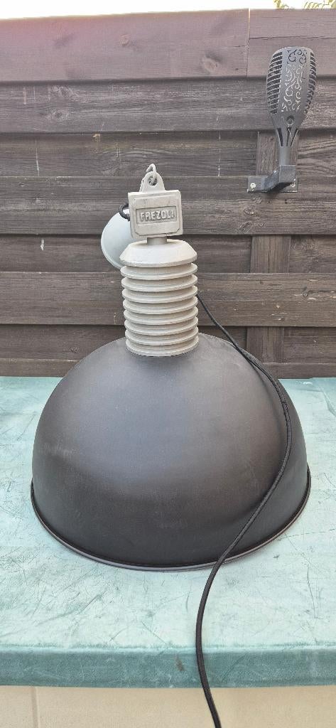 industrieel design hanglamp Frezoli Lozz 50 cm doorsnee, Ophalen of Verzenden, Zo goed als nieuw, Metaal, Minder dan 50 cm