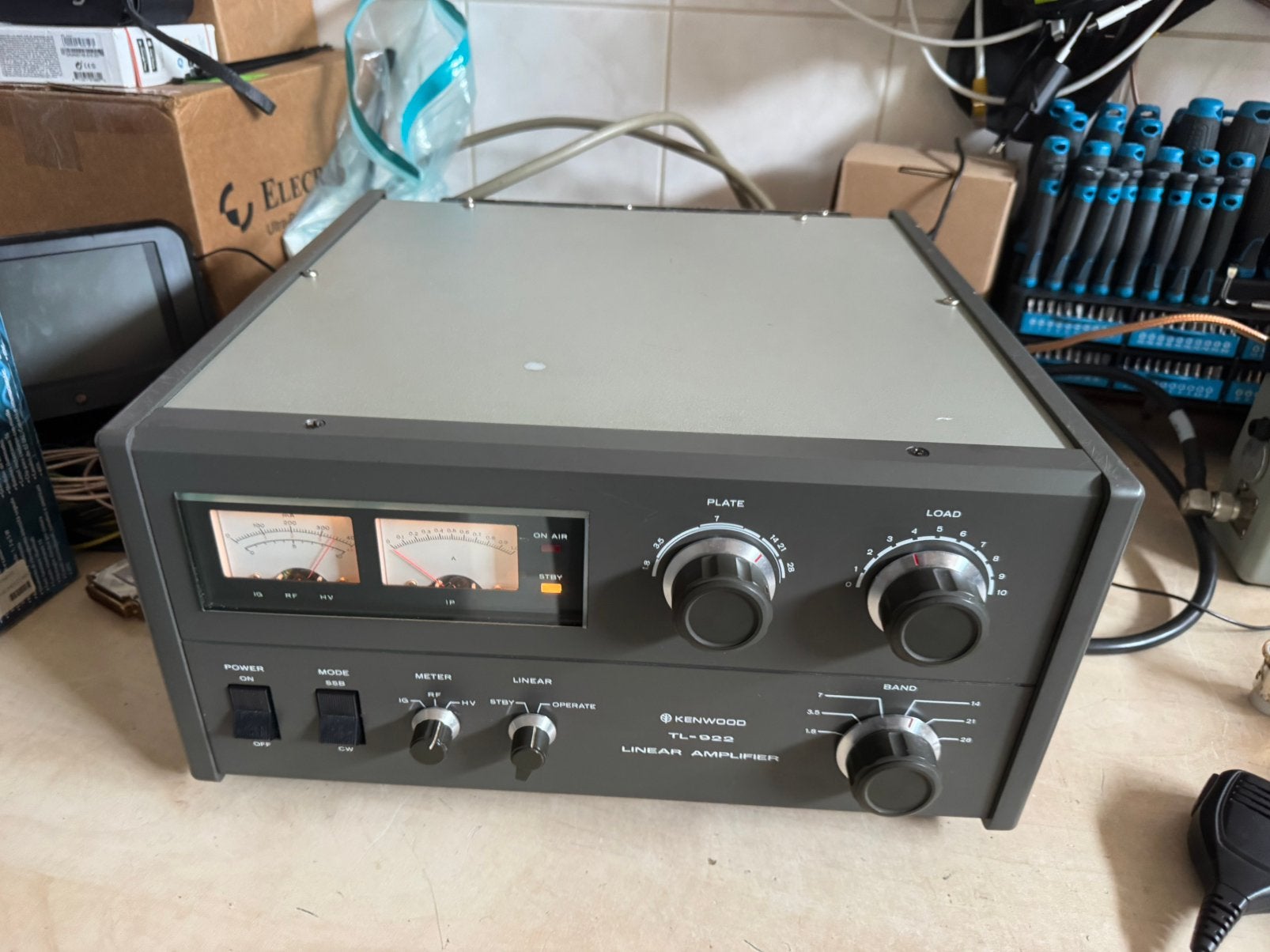 KENWOOD TL-922 HF LINEAIR IN MOOIE STAAT, Ophalen, Zo goed als nieuw, Zender en Ontvanger