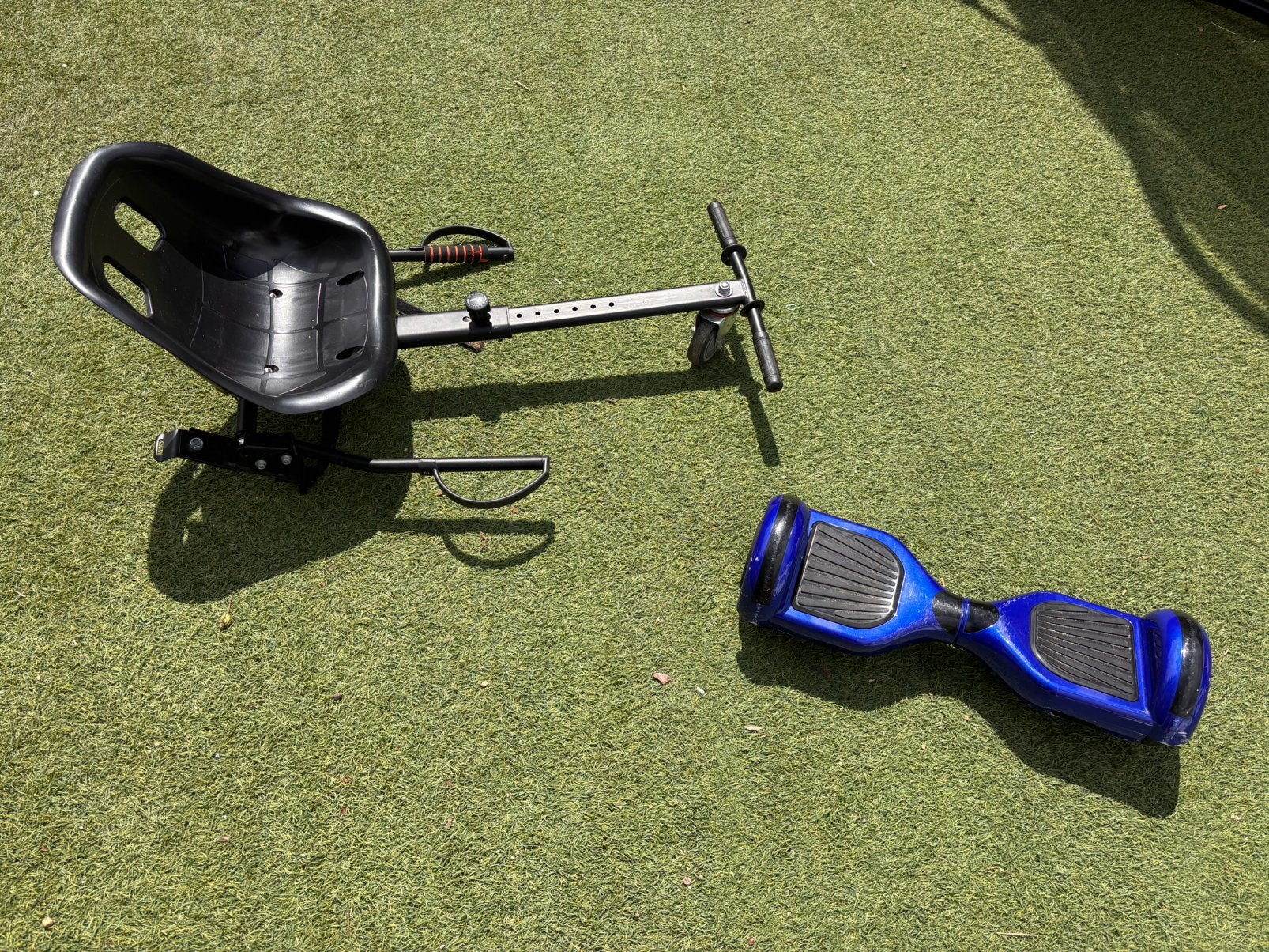 Hoverboard met kart, Ophalen, Gebruikt
