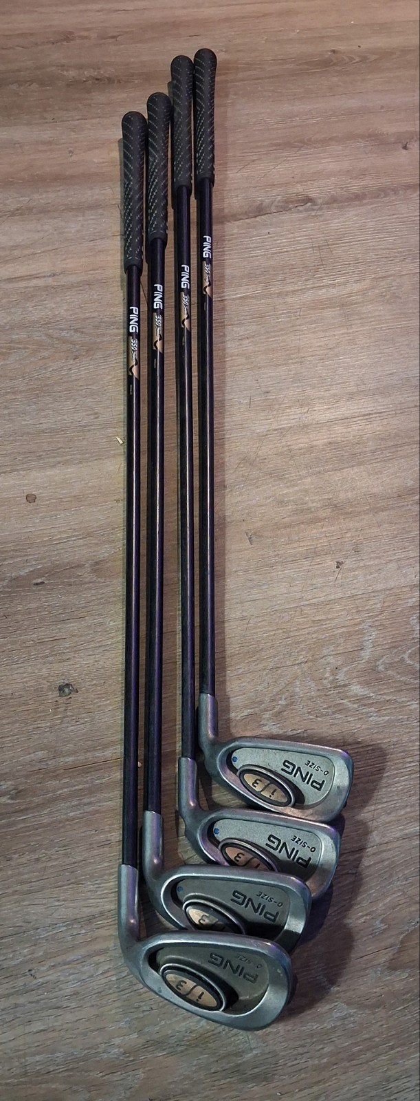 Ping O-Size i3 Golfclubs - Set van 4 (5, 7, W, S), Sport en Fitness, Ophalen of Verzenden, Gebruikt, Club, Ping