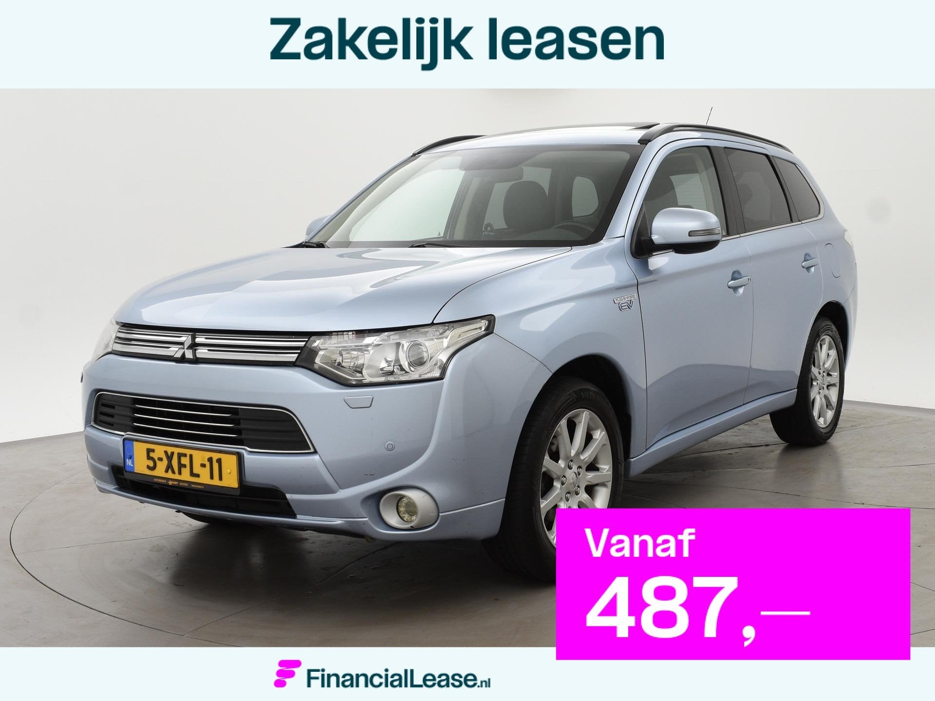 Mitsubishi Outlander 2.0 PHEV 4WD AUT INSTYLE+ TREKHAAK | SC, 1998 cc, 4 cilinders, Blauw, Bedrijf