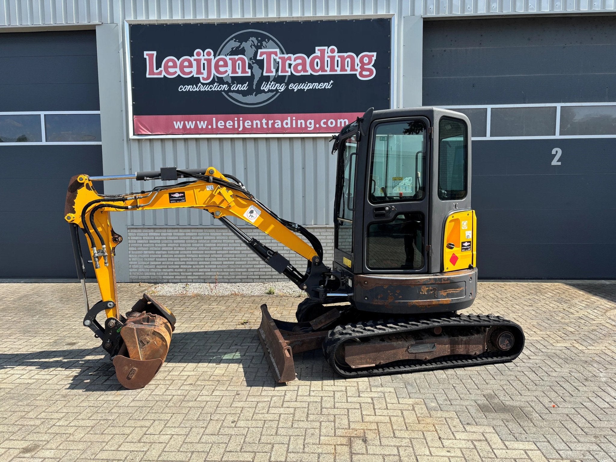 Bobcat E26 EM mini excavator, 2017 year, 3x buckets!, Graafmachine