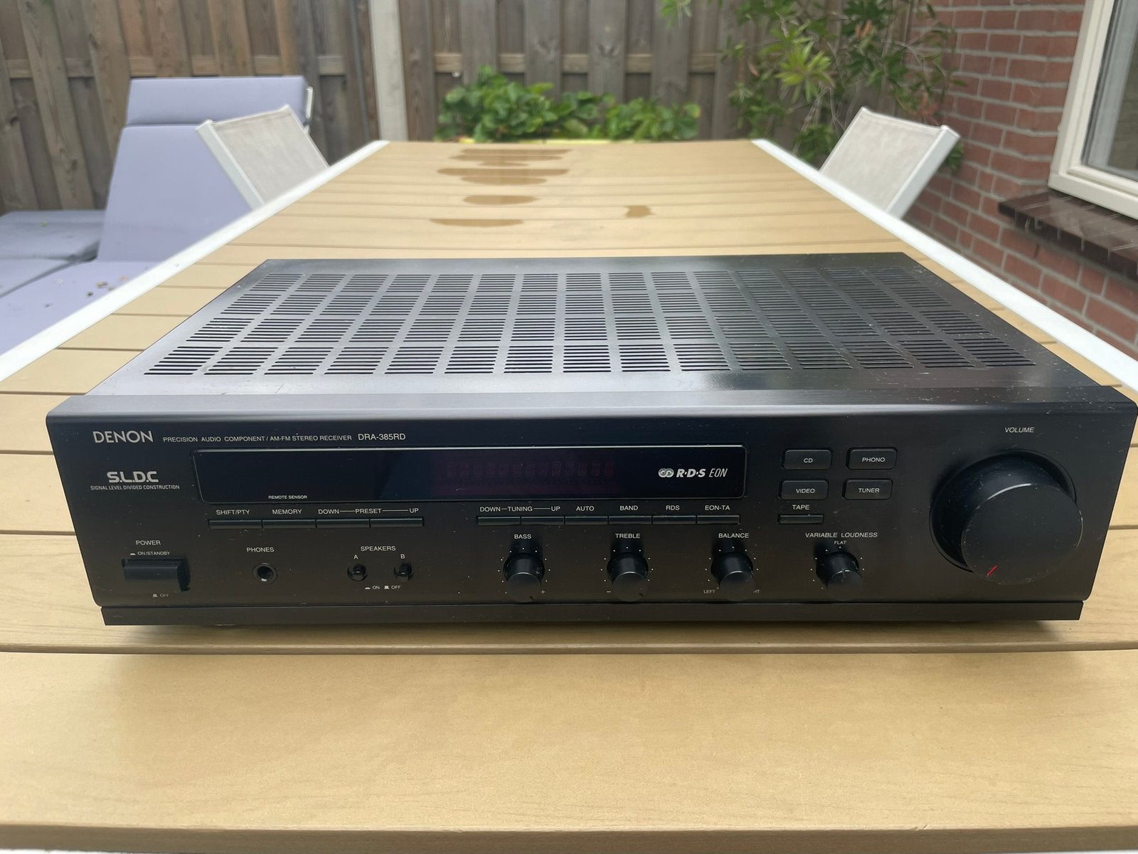 Denon DRA-385-RD RDS receiver, Ophalen, Gebruikt