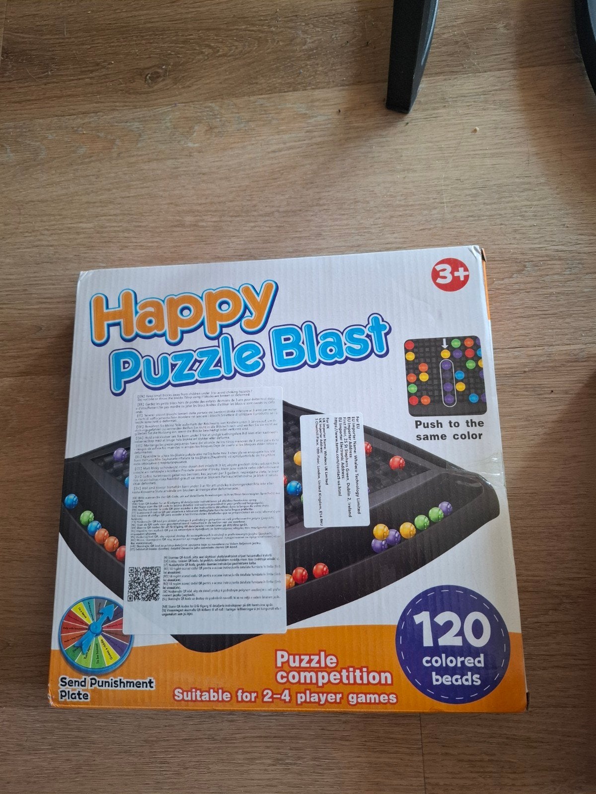 Happy Puzzle Blast - Kleurrijk Puzzelspel voor 2-4 spelers, Drie of vier spelers, Ophalen of Verzenden, Nieuw