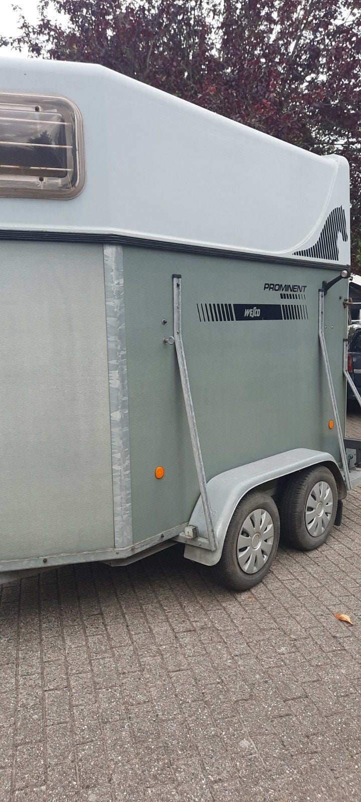 Extra hoge Wesco 1,5 paards trailer, Dieren en Toebehoren, Ophalen