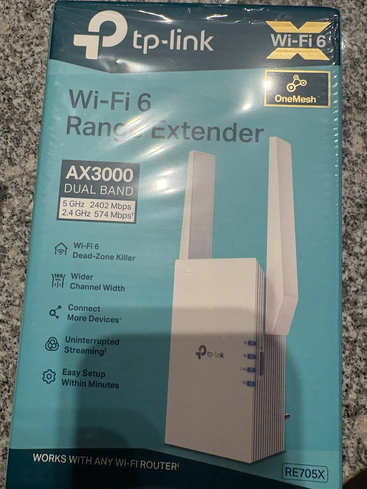 TP-Link WIFI EXTENDER RE705X, Computers en Software, Netwerk switches, Zo goed als nieuw, Ophalen of Verzenden