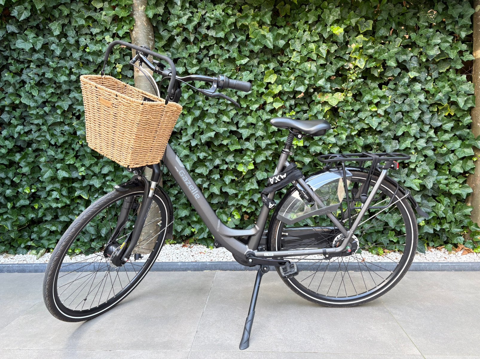 Mat antracietgrijze Gazelle Orange 7c stadsfiets 53 cm, Fietsen en Brommers, Fietsen | Dames | Damesfietsen, Ophalen, 53 tot 56 cm