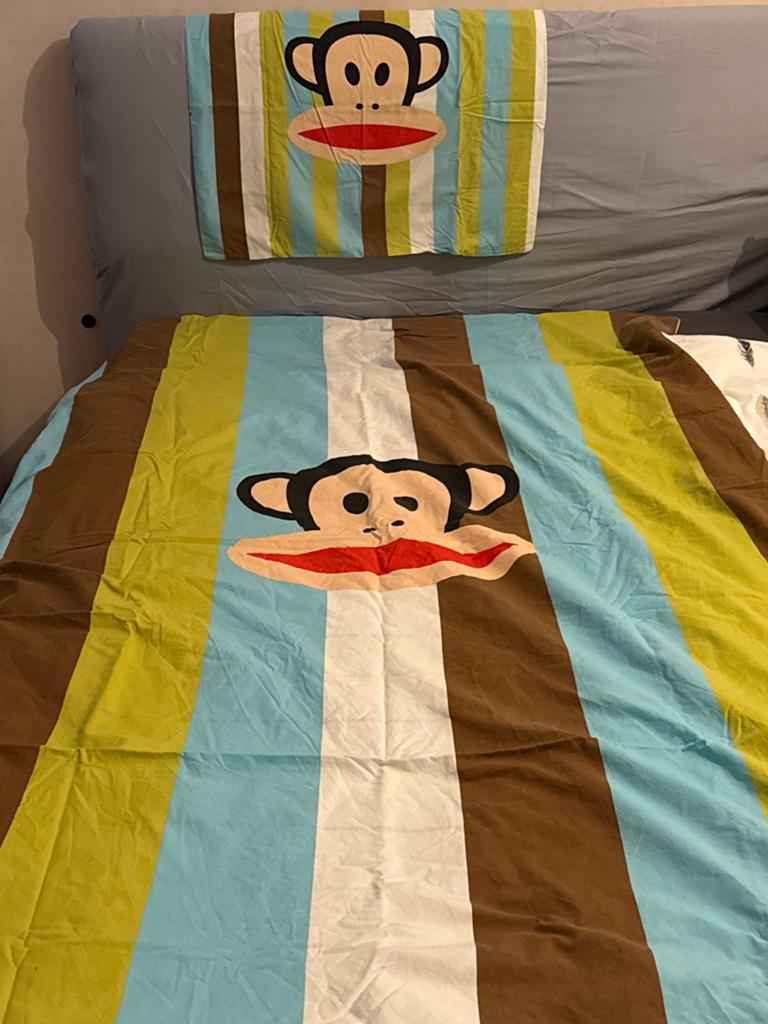 Paul Frank Dekbedovertrek met Apenprint - Eenpersoons, Overige kleuren, Jongetje of Meisje, Dekbedovertrek, Ophalen of Verzenden