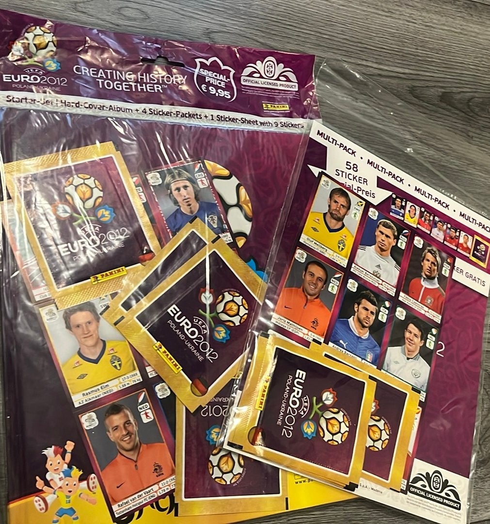 Panini Euro 2012 Hardcover + Multipack set, Ophalen of Verzenden, Zo goed als nieuw