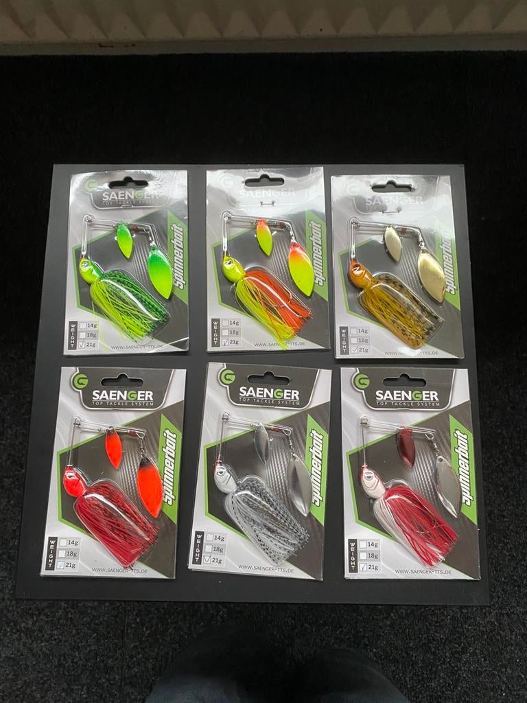 Saenger spinnerbaits 21gr (diverse soorten), D, Overige typen, Nieuw, Ophalen of Verzenden