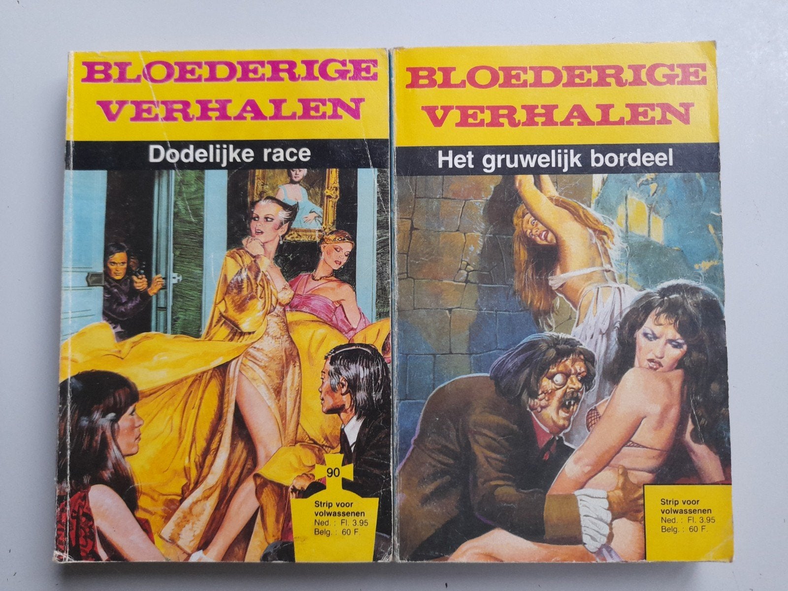 Bloederige verhalen deel 70 en 90, Boeken, Stripboeken, Meerdere stripboeken, Ophalen of Verzenden, Gelezen