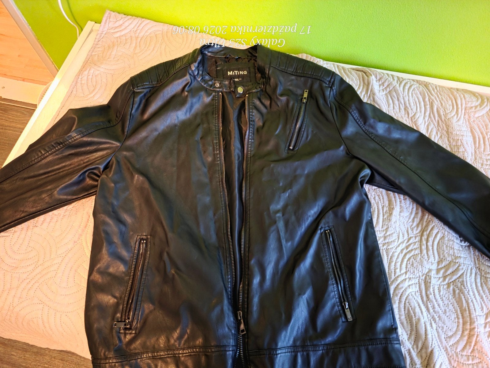 Herenkleding: Leren jas, winterjas en pak, Ophalen, Zwart, Overige maten, Miting