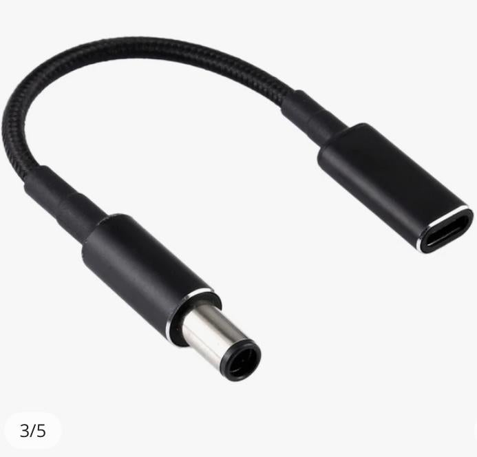 Pd 100W 18.5-20V 7.4X0.6Mm Om USB-C / Type-C Adapter Nylon, Computers en Software, Ophalen of Verzenden, Nieuw