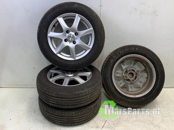Velgen set + banden van een Citroen C3, Auto-onderdelen, Banden en Velgen, Gebruikt, -, -, Ophalen of Verzenden