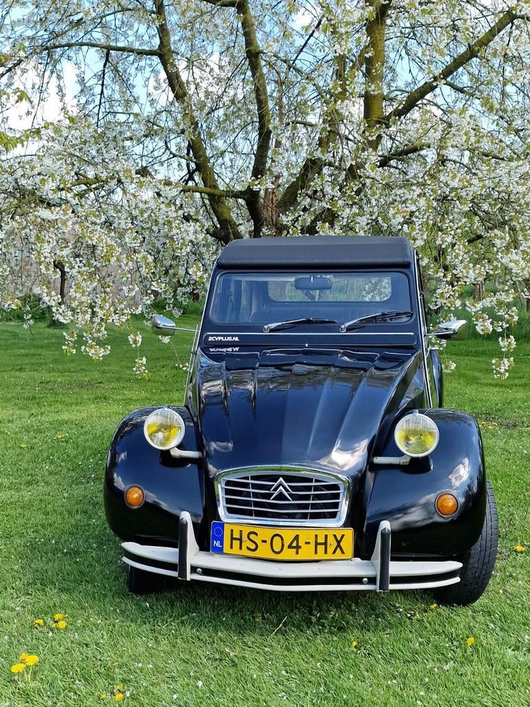 Citroën 2CV 0.6 1982 Zwart, Auto's, 602 cc, 2CV, 29 pk, Zwart