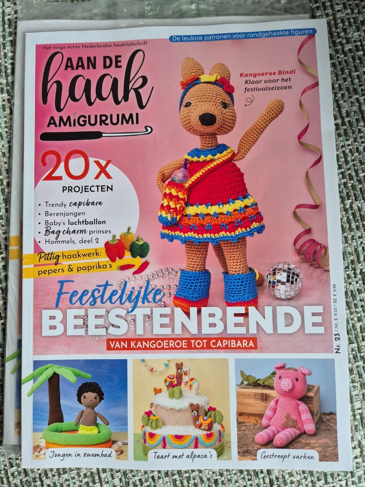 Aan de Haak Amigurumi Magazine 23 - Feestelijke Beestenbende, Ophalen of Verzenden, Nieuw