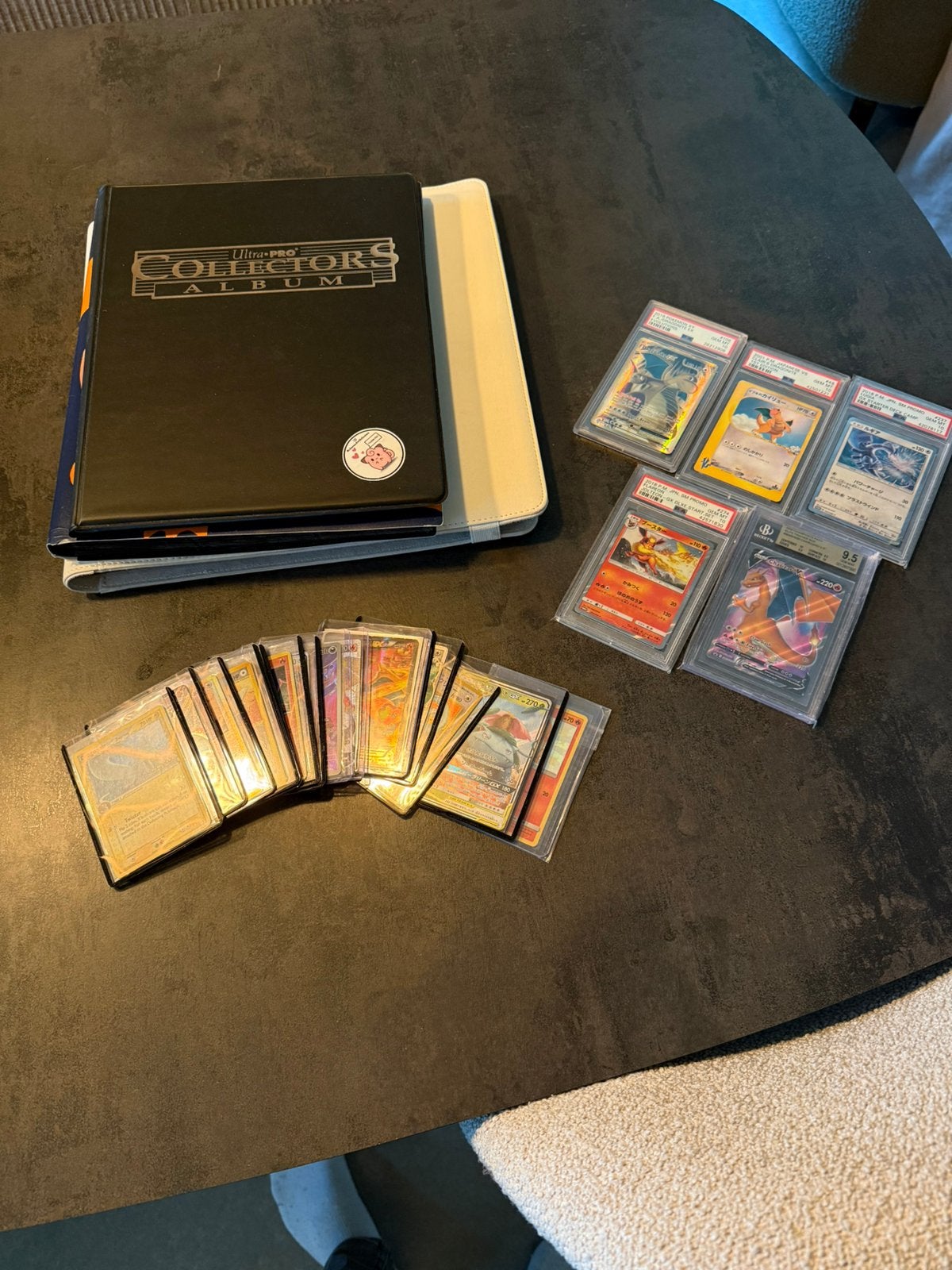 Pokémon kaarten collectie: graded kaarten, album en meer, Ophalen, Gebruikt, Overige typen